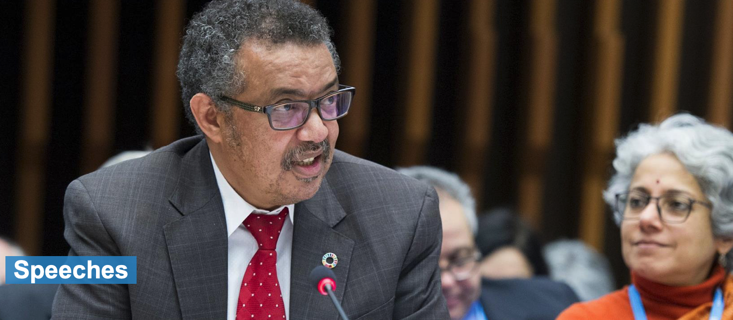Dr. Tedros, WHO